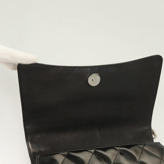 Chanel Vintage ID Bracelet Flap Bag Quilted Patent