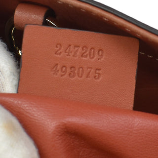 Gucci Soft Logo Tote Embossed Leather