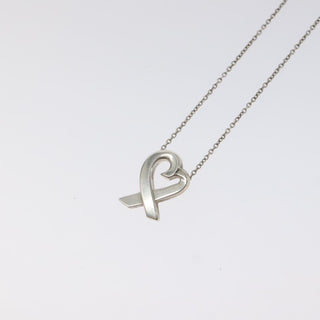 Tiffany & Co. Paloma Picasso Loving Heart Pendant Necklace Silver 925