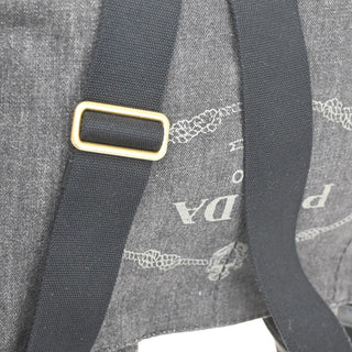 Prada Canapa Convertible Tote Denim