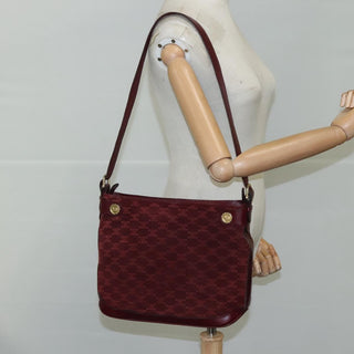 Celine Vintage Macadam Shoulder Bag Suede