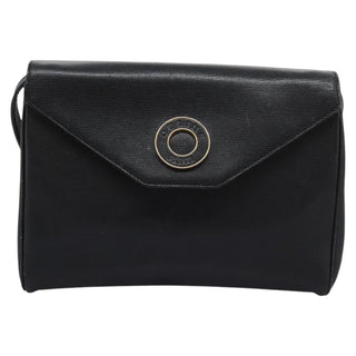Celine Vintage Circle Logo Crossbody Bag Leather