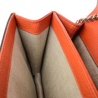 Gucci Interlocking Shoulder Bag Leather