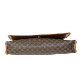 Celine Vintage Macadam Shoulder Bag Canvas
