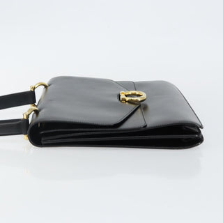 Celine Vintage Top Handle Bag Glazed Leather