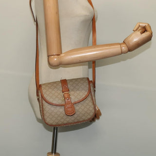 Celine Macadam Shoulder Bag PVC Leather
