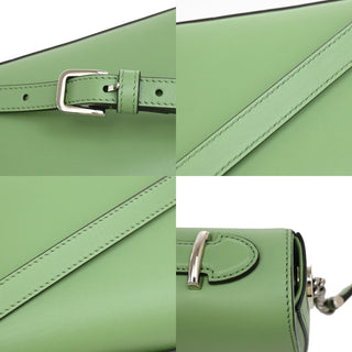 Gucci Petite GG Flap Shoulder Bag Leather