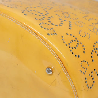 Chanel CC No.5 Shopping Tote Perforated Patent