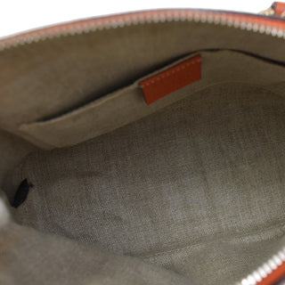 Gucci GG Charm Convertible Dome Satchel Leather