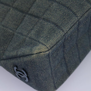 Chanel Chocolate Bar Tote Quilted Canvas