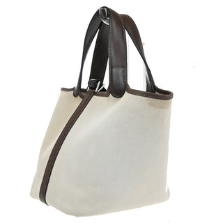 Hermes Picotin Bag Toile and Leather