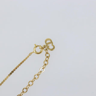 Christian Dior CD Pendant Necklace Metal
