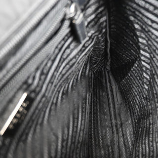 Prada Zip Top Messenger Bag Tessuto