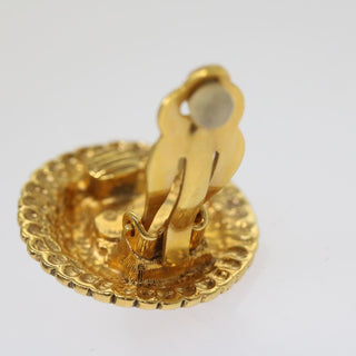Chanel Vintage CC Clip-On Earrings Metal