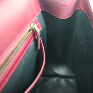 Gucci Belt Buckle Top Handle Bag Leather