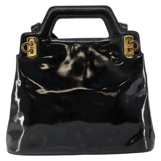 Salvatore Ferragamo Wanda Handbag Patent Leather