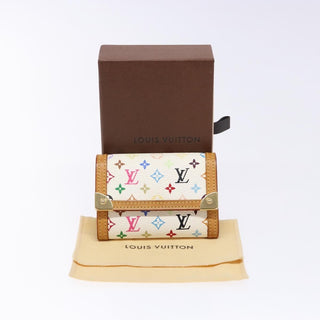 Louis Vuitton Porte-Monnaie Plat Coin Purse Monogram Multicolor