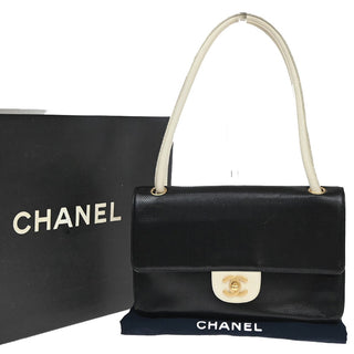 Chanel Flap shoulder Bag Leather