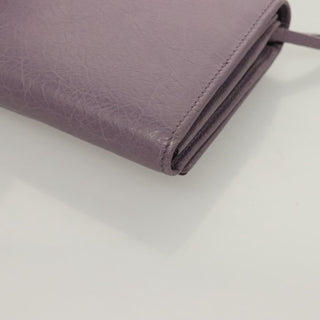 Balenciaga Classic Continental Zip Around Wallet Leather