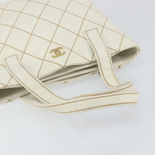 Chanel Surpique Tote Quilted Leather