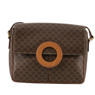 Celine Macadam Shoulder Bag PVC Leather