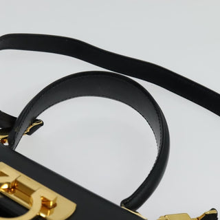 Salvatore Ferragamo Gancini Convertible Top Handle Bag Leather