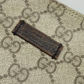 Gucci Zip Top Messenger Bag GG Coated Canvas