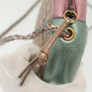 Gucci Trapuntata Camera Shoulder Bag Quilted Laminated Leather