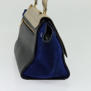 Celine Tricolor Trapeze Bag Leather