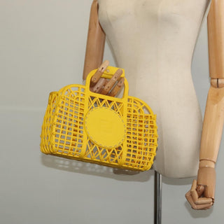 Fendi FF Logo Stamp Basket Tote PVC