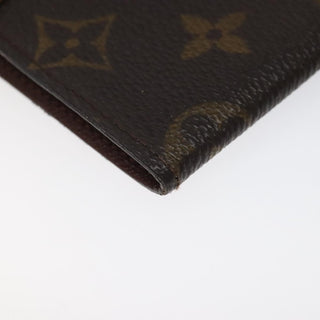Louis Vuitton Porte Cartes Pression Card Case Monogram Canvas