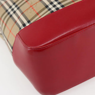 Burberry Nova Check Tote canvas check pattern