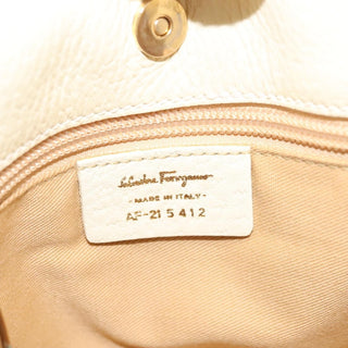 Salvatore Ferragamo Gancini Shoulder Bag Leather