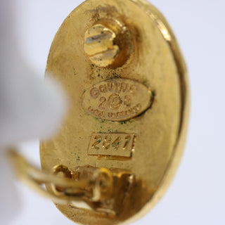 Chanel CC Hoop Clip-On Earrings Metal