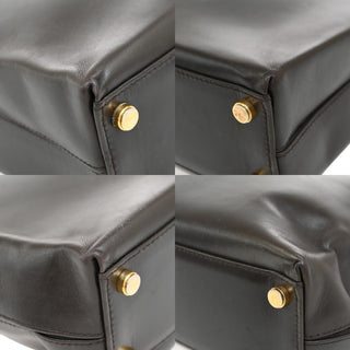 Salvatore Ferragamo Gancini Convertible Top Handle Bag Leather