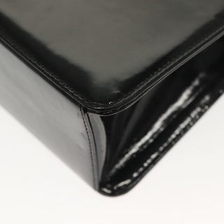 Chanel Vintage CC Lock Pocket Chain Tote Patent