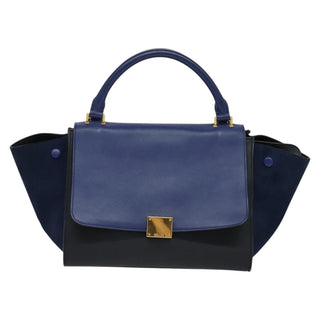 Celine Trapeze Bag Leather with Suede