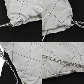 Chanel 22 Chain Backpack Quilted Calfskin