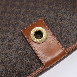 Celine Macadam Shoulder Bag PVC Leather