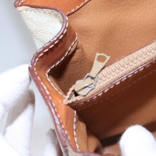 Celine Vintage Convertible Top Handle Bag Macadam Coated Canvas