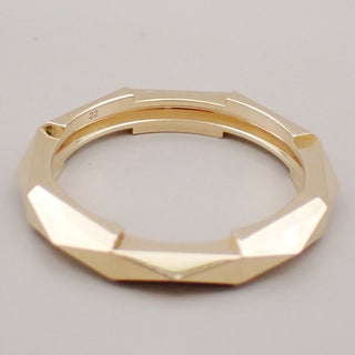 Gucci Link to Love Studded Ring 18K Yellow Gold