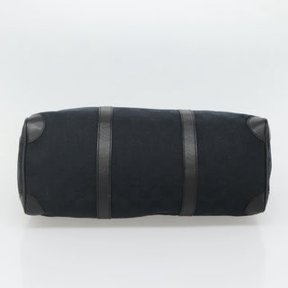 Gucci Vintage Zip Boston Bag GG Canvas