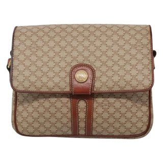 Celine Macadam Shoulder Bag PVC Leather