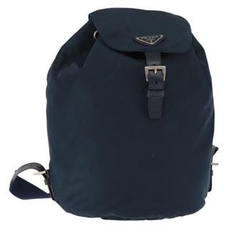 Prada Buckle Backpack Quilted Tessuto