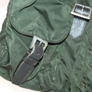 Prada Double Front Pocket Backpack Tessuto