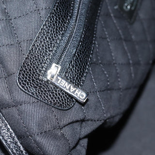 Chanel Optic Coco Bowler Bag Printed Coated Canvas with Caviar