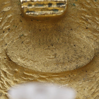 Chanel Vintage 31 Rue Cambon Round Clip-On Earrings Metal