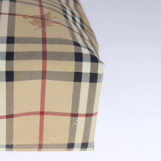 Burberry Top Handle Tote Haymarket Coated Canvas