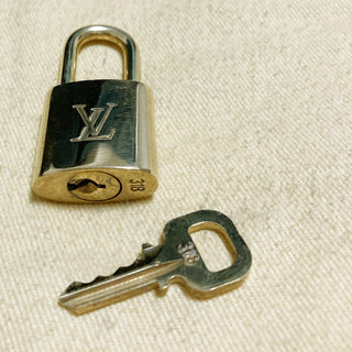 Louis Vuitton Cadenas Bag Charm Metal with Enamel