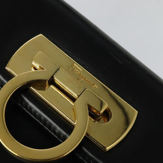 Salvatore Ferragamo Gancini Convertible Top Handle Bag Leather